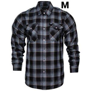DIXXON x SHADOWS FALL Collab Limited Edition Flannel Shirt - Men's M